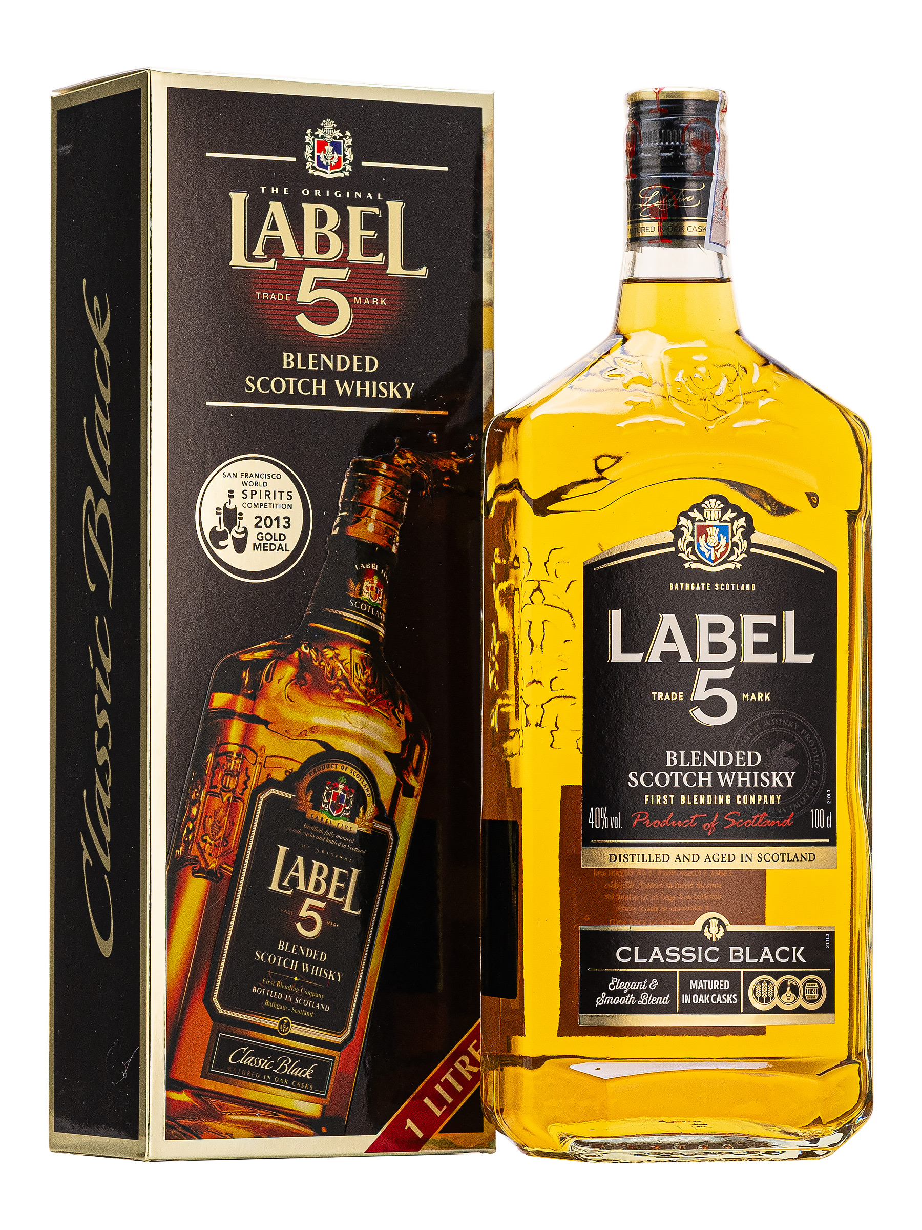 Label 5 Classic Black 1L