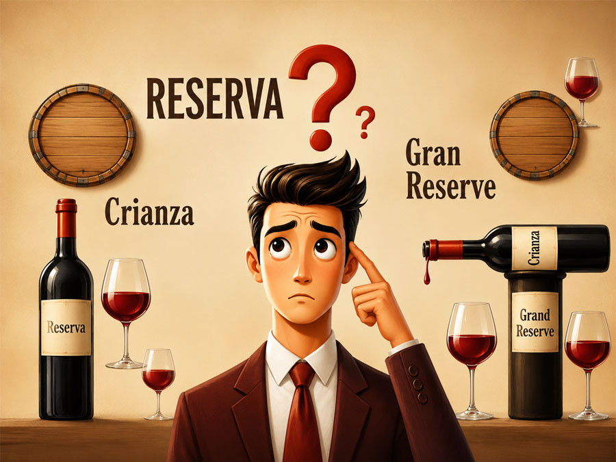 Sự khác nhau giữa phân hạng Crianza, Reserve và Grand Reserve?