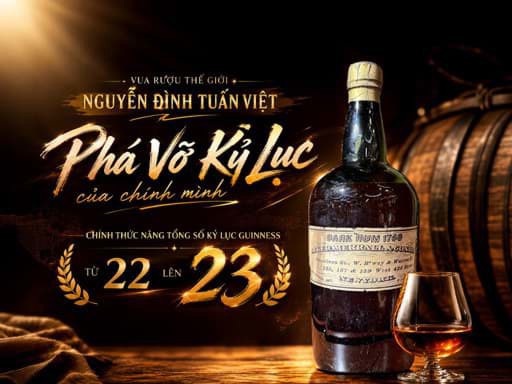 Nguyễn Đình Tuấn Việt phá vỡ kỷ lục của chính mình, chính thức nâng tổng số kỷ lục Guinness từ 22 lên 23
