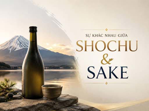 Sự khác nhau giữa rượu Sake và Shochu