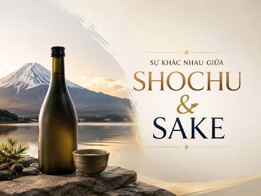 Sự khác nhau giữa rượu Sake và Shochu Sự khác nhau giữa rượu Sake và Shochu