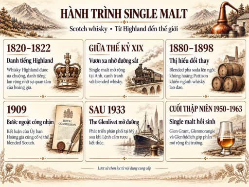 Lịch sử bí mật của rượu Single malt Scotch whisky