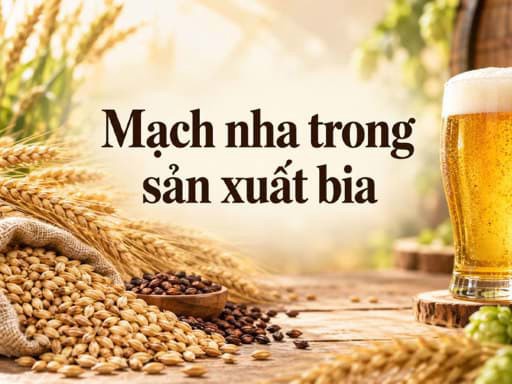 Mạch nha trong sản xuất bia 