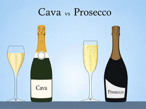 Sự khác nhau giữa rượu vang Cava và Prosecco 