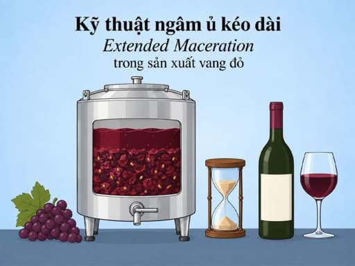 Kỹ thuật ngâm ủ trong vang đỏ 