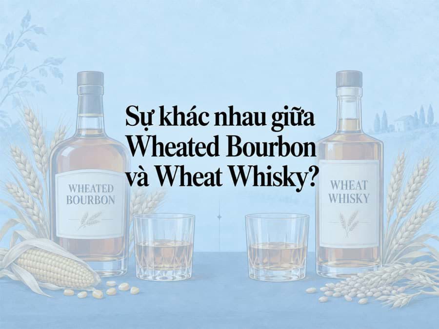 Sự khác nhau giữa wheated bourbon và wheat whisky Sự khác nhau giữa wheated bourbon và wheat whisky