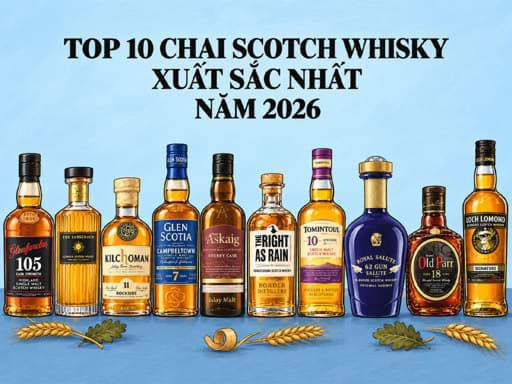 Top 10 chai Scotch whisky xuất sắc nhất 2026 