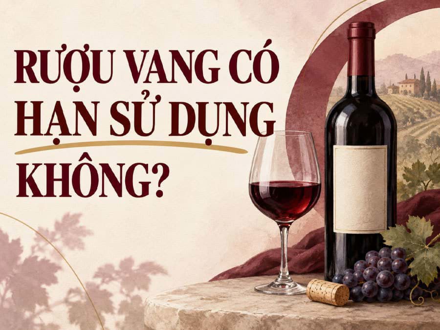 Rượu vang có hạn sử dụng không? Rượu vang có hạn sử dụng không?