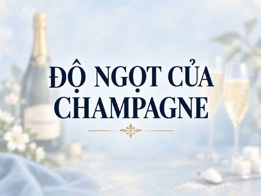 Độ ngọt của rượu Champagne Độ ngọt của rượu Champagne