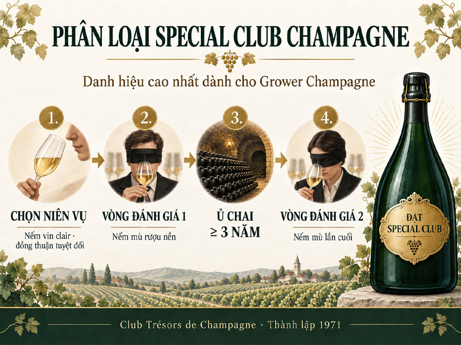 Phân loại Special Club Champagne
