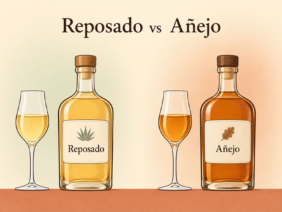 Sự khác nhau giữa Tequila Reposado và Anejo 