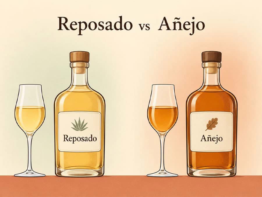 Sự khác nhau giữa Tequila Reposado và Anejo Sự khác nhau giữa Tequila Reposado và Anejo