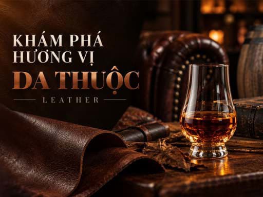 Khám phá hương vị da thuộc/leather trong rượu 