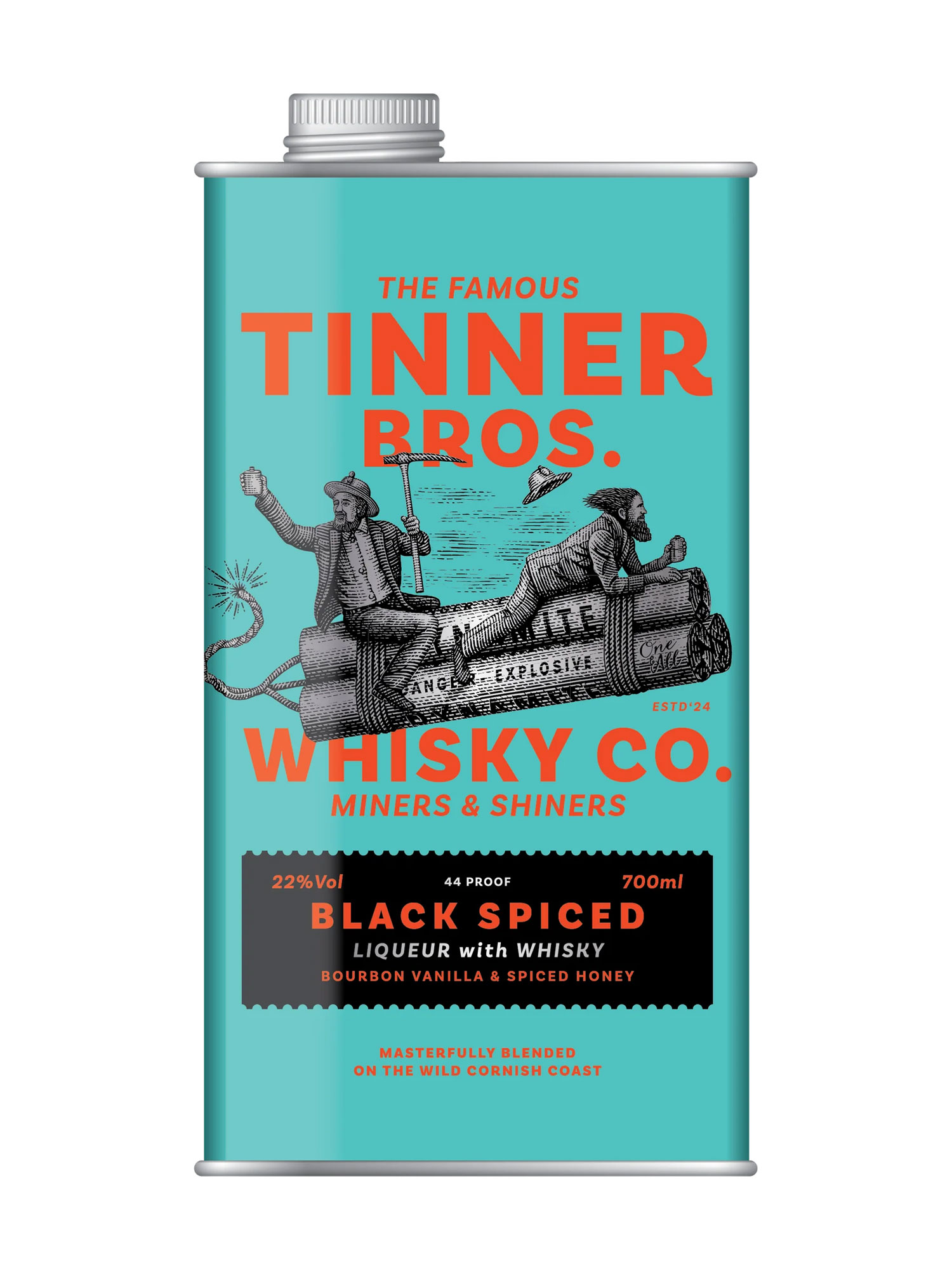 Rượu Tinner Bros Black Spiced Whisky Liqueur 