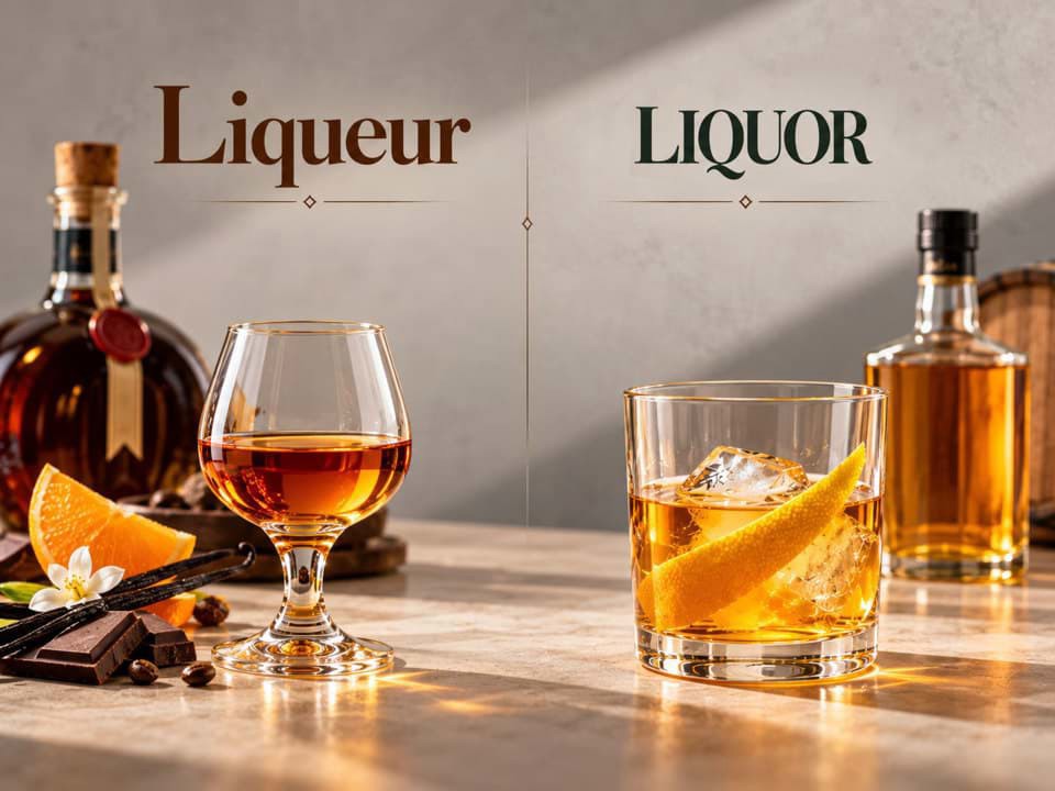 Sự khác nhau giữa Liquor và Liqueur Sự khác nhau giữa Liquor và Liqueur