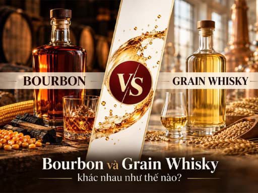 Bourbon và Grain whisky khác nhau như thế nào? 