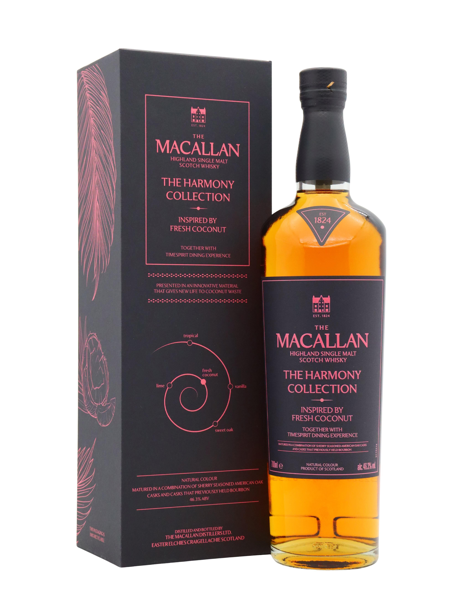 Macallan The Harmony Collection Inspired By Fresh Coconut