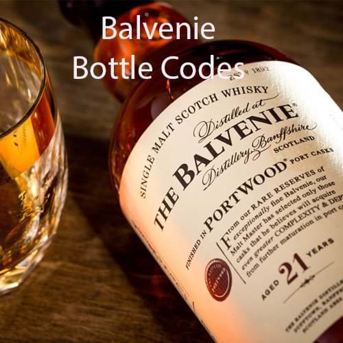 Cách đọc mã code chai rượu Balvenie