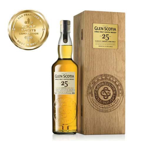 Glen Scotia 25 năm đã giành chiến thắng trong cuộc thi SFWSC 2021 Glen Scotia 25 năm đã giành chiến thắng trong cuộc thi SFWSC 2021