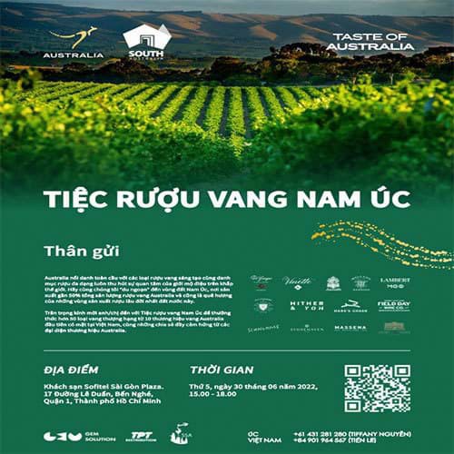 Tiệc rượu vang Nam Úc Tiệc rượu vang Nam Úc