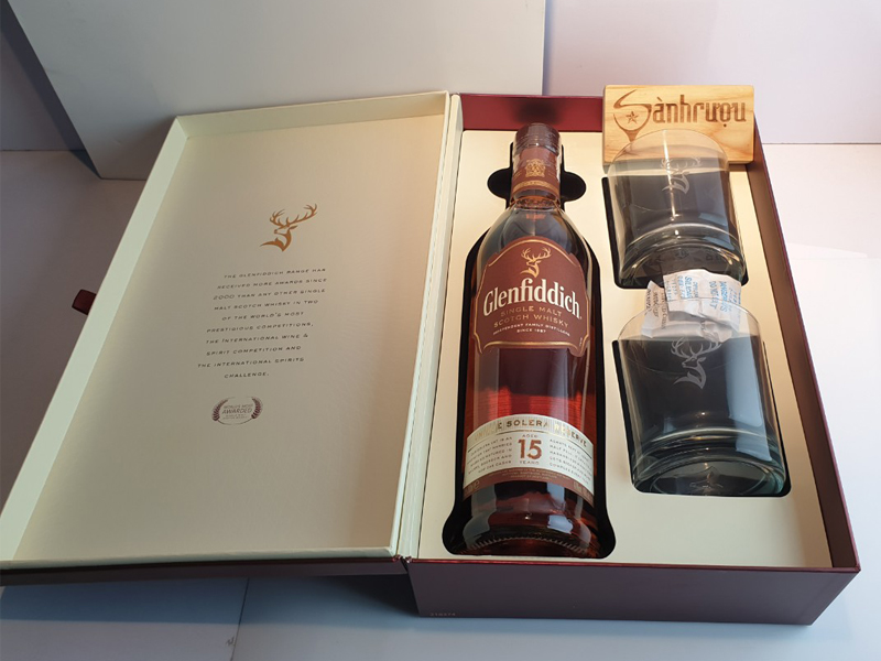 Rượu Glenfiddich 15 năm hộp quà 2019